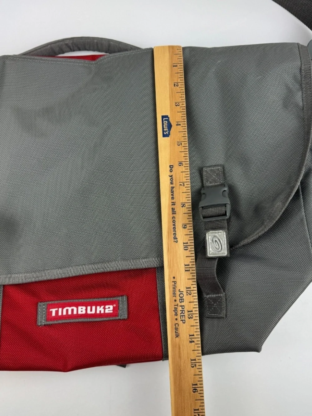 Timbuk2 Classic Messenger Bag Large Laptop Work Commuter Water Resistant Gray